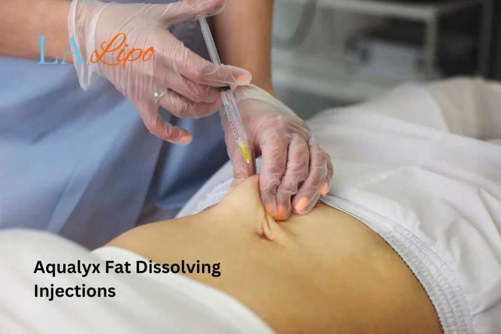 woman having fat dissolving injections Accrington in the stomach