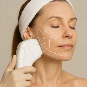 Woman having HI-FU to reduce wrinkles call LA LIPO Accrington Now!