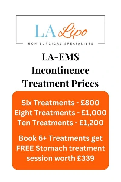 LA-EMS Incontinence Treatment Prices Accrington