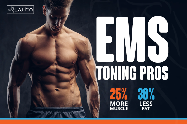 Image of man with sculpted stomach showing the fat loss and muscle gain of LA-EMS Body Sculpting Treatment Accrington