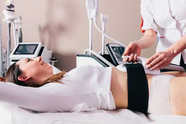 woman having body sculpting to help improve her body image and her mental health Accrington