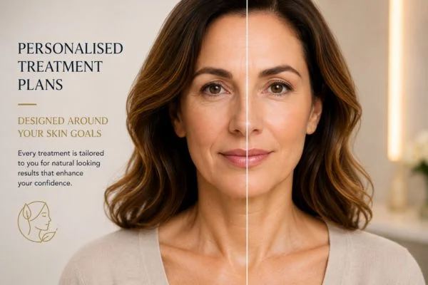 Before and after results of Collagen Lift Therapy Accrington