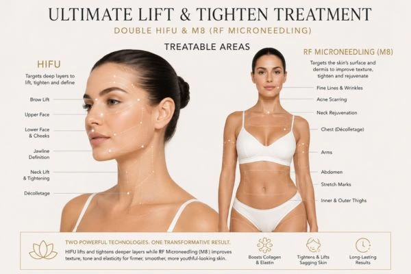 Areas of the body that can be treated - ultimate skin tighten treatment Accrington