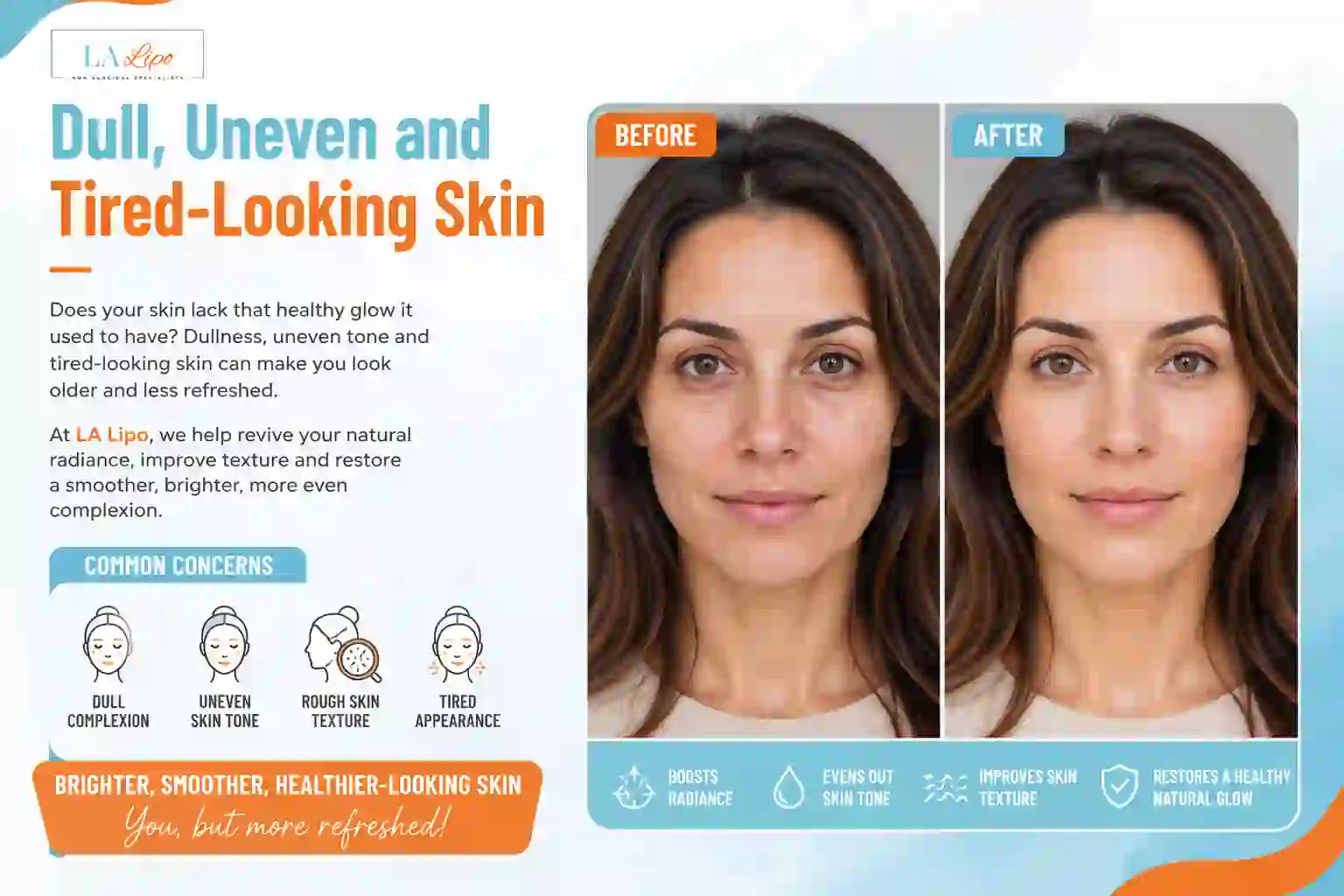 Sign #5: Dull, Uneven and Tired-Looking Skin Accrington